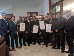 Director, miembros y reconocimiento de leyendas vivas del arte marcial en Colombia